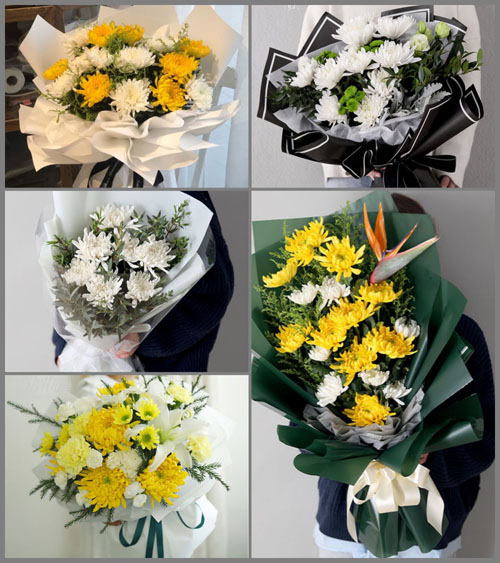 贵州铜仁市沿河县黄土乡双龙村白事花束代送